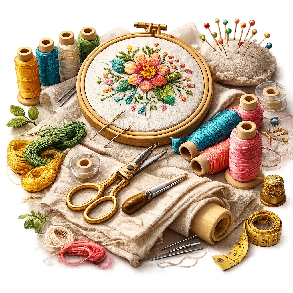 EMBROIDERY MATERIALS